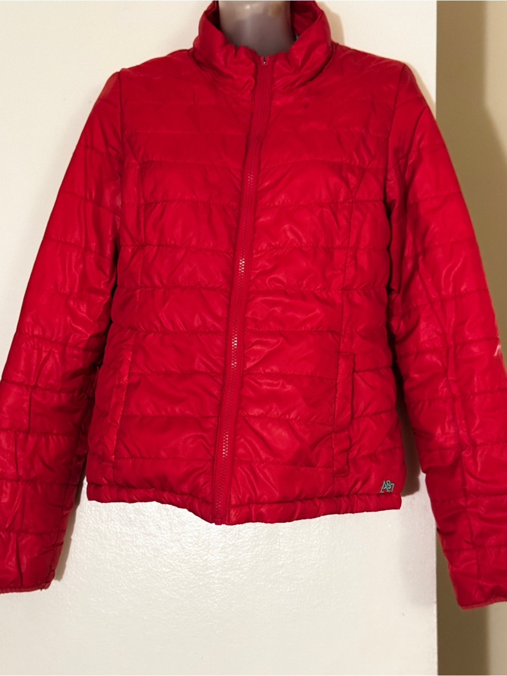 Women's Lightweight Red Quilted Jacket